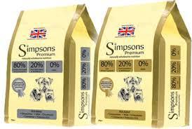 Simpsons Dog Food range