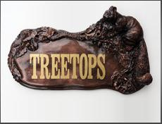 Squirrel House Name Sign